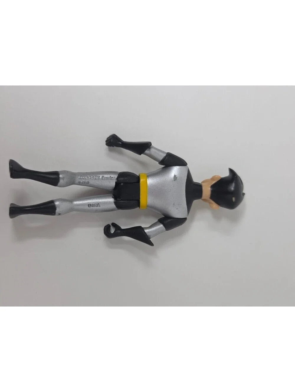 McDonalds DC Comics Robin Silver and Black Suit Toy Figure